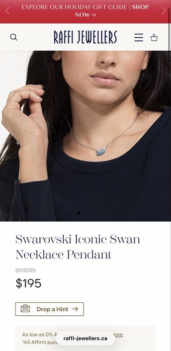 Дамско колие Swarovski