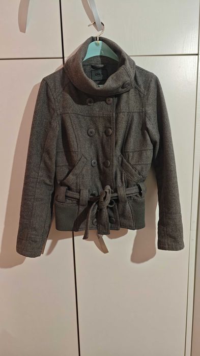 Вълнено късо палто Only M