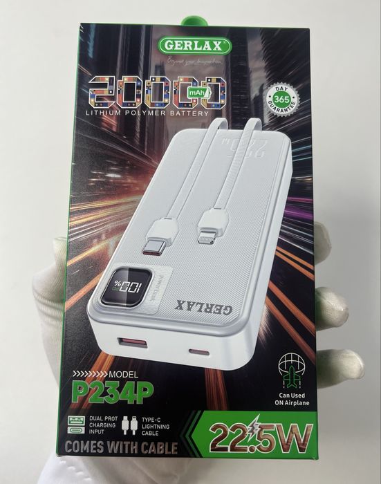 Powerbank карманная зарядка Gerlax