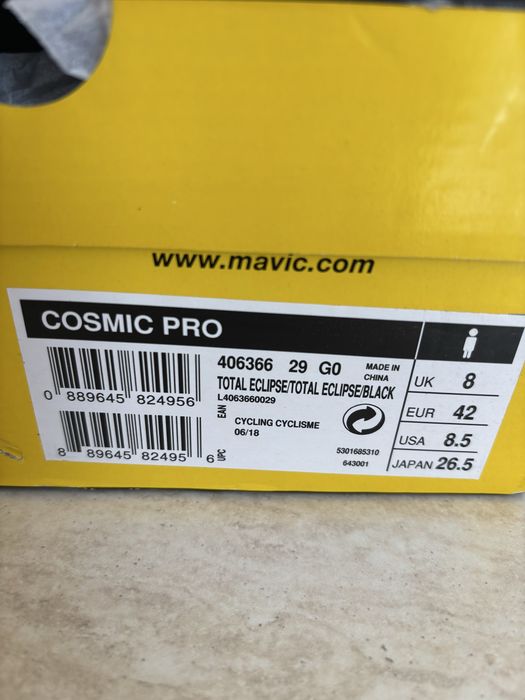 Pantofi SPD ciclism Mavic Cosmic Pro Nr 42