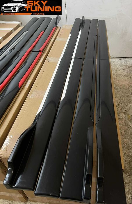 Универсални тунинг прагове за автомобил Pragove Tuning добавки кола