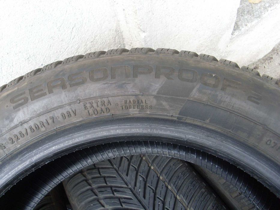 НОВИ НОВИ НОВИ! 4 броя 225/50R17 Nokian Seasonproof 2 всесезонни зимни гуми