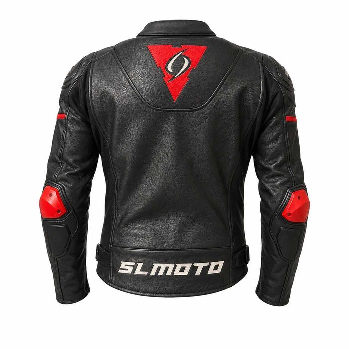 Кожено мото яке SL MOTO  висок клас нов модел чисто ново!