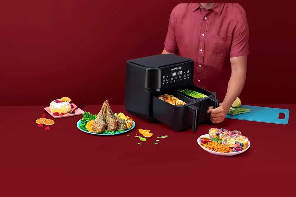 Nutribullet NBA081B Twin Drawer Air Fryer Official product
