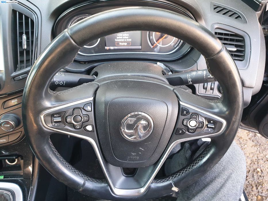 Volan Piele in 3 Spite Fara Airbag cu Comenzi Opel Insignia FL Facelift 2013 - 2017 [K6055]