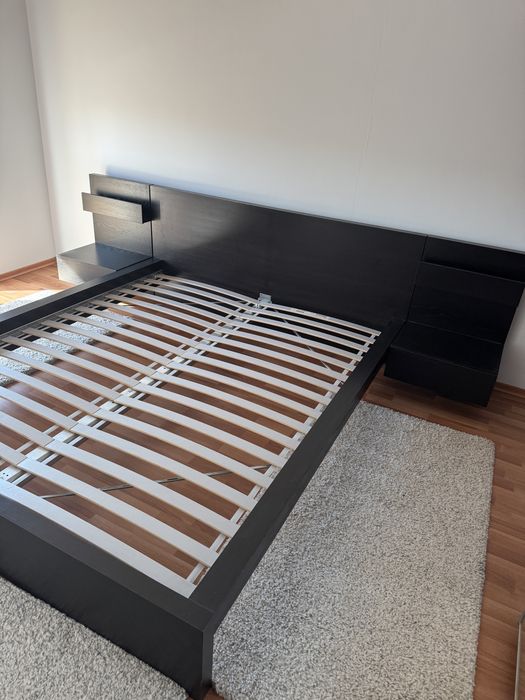 Pat ikea malm culoare wenge