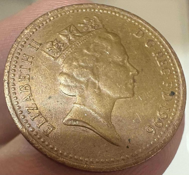 Монета one panny - 1996 г