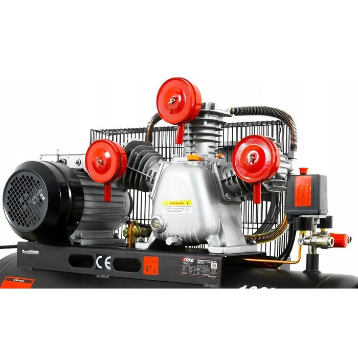 Compresor 100 litri, 3 pistoane pe ulei, motor electri 4 CP, 230 V,
