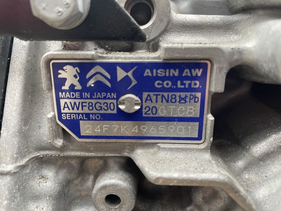 Скоростна кутия Айсин Пежо, Опел (AISIN AWF8G30 Peugeot 3008)