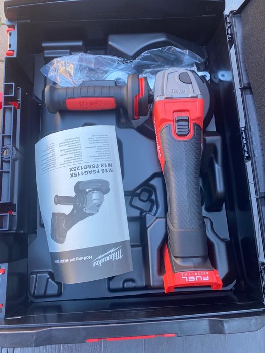 Milwaukee flex m18 125 vine cu cutie inclusa