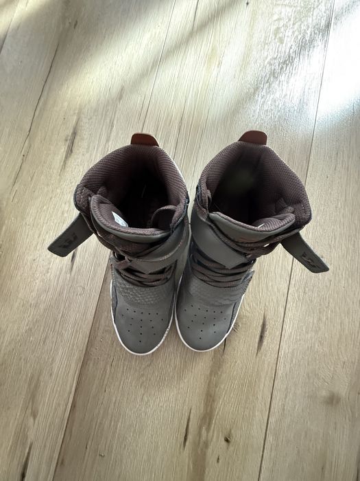 Supra  mid-high de piele Breaker, Verde militar,