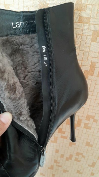 Кожаные полусапожки