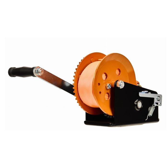 Troliu manual cu chinga 10m, capacitate 1588kg, latime 50mm, Kraft