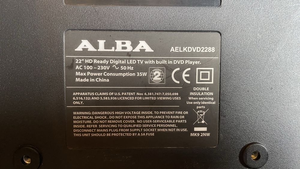 Alba 22” с вграден DVD player