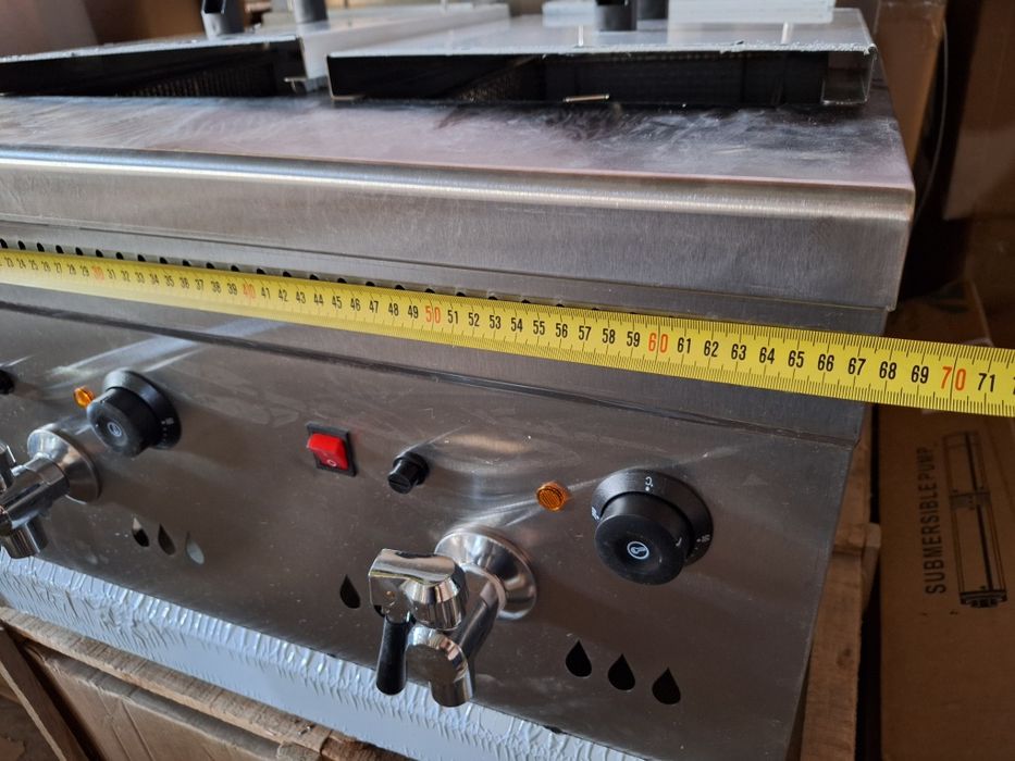 Фритюрник  газов  професионален терморегулатор ,защита и сертификат СЕ