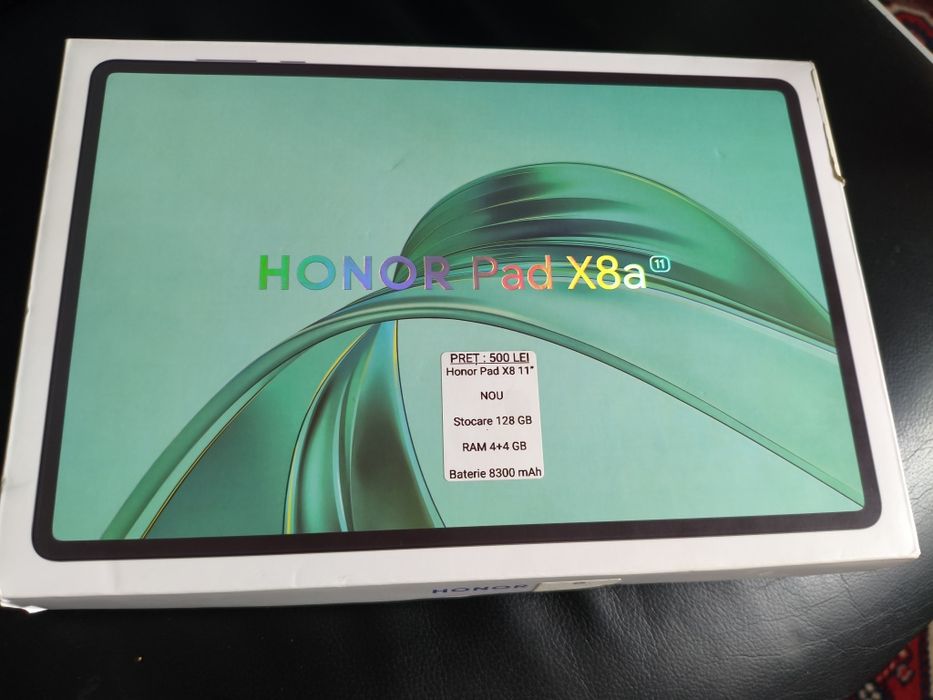 Honor tab x8a 4+4 și 128 GB,30 cicluri