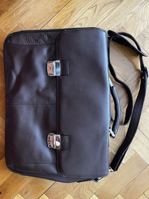 Servietă / Geanta piele Tavecchi