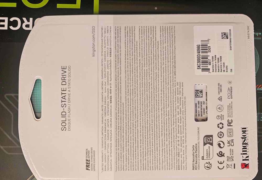 4TB Kingston KC3000 NVMe