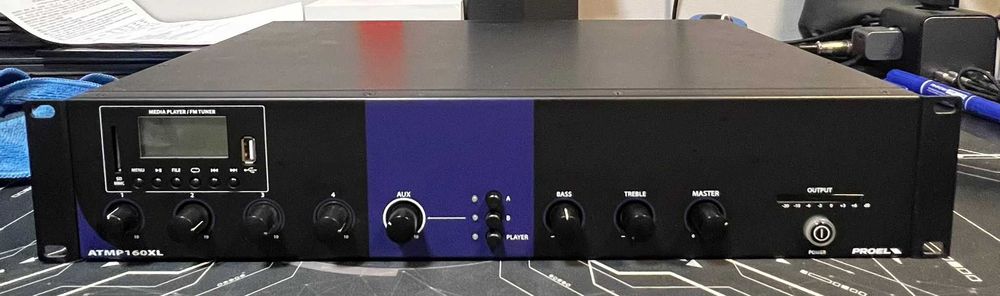 PROEL MEDIAPLAYER + MIXER ATMP160XL *Krom Amanet Margeanului *