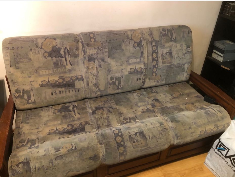 Фотьойл и разтегателен диван