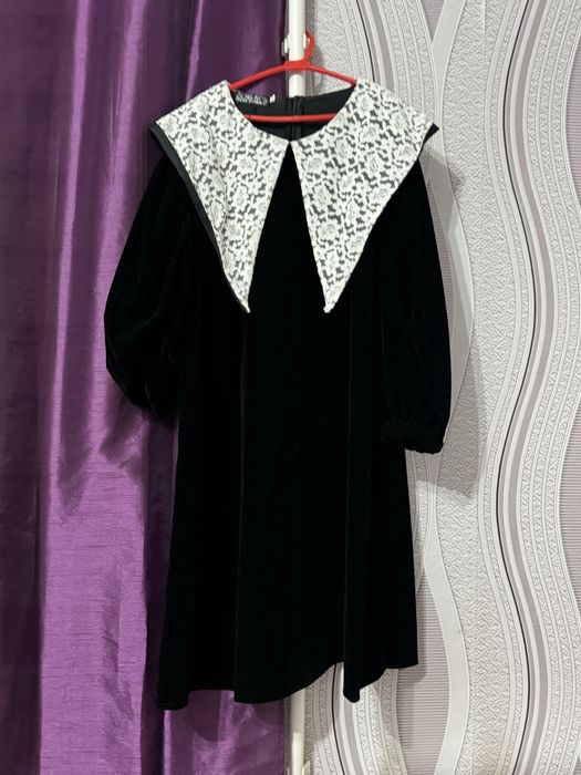 Велюровое платье