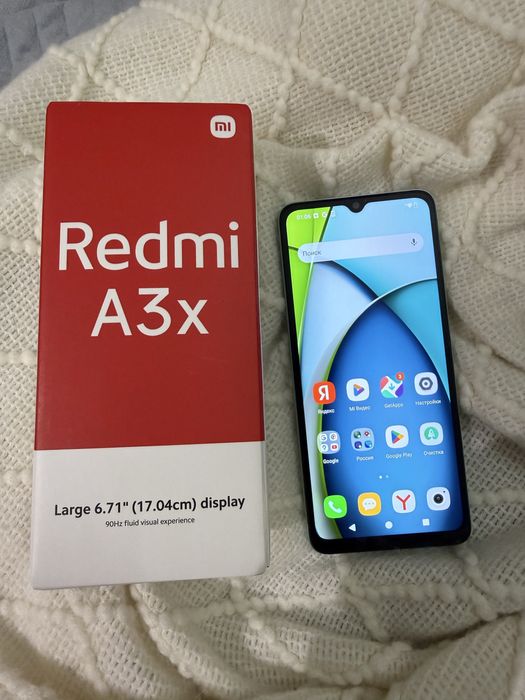 Смартфон Redmi A3x 3 ГБ/64 ГБ зеленый