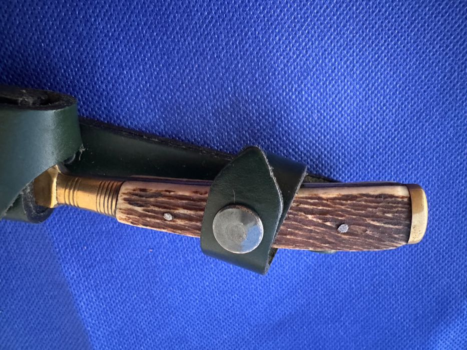 Cutit german vechi anii 40/50,otel carbon piesa deosebita