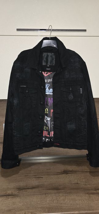 Philipp plein дънкови яке размер L чисто ново не използвано