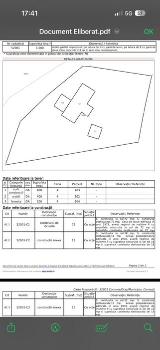 Vând casa in comuna Cornesti sat Lujerdiu