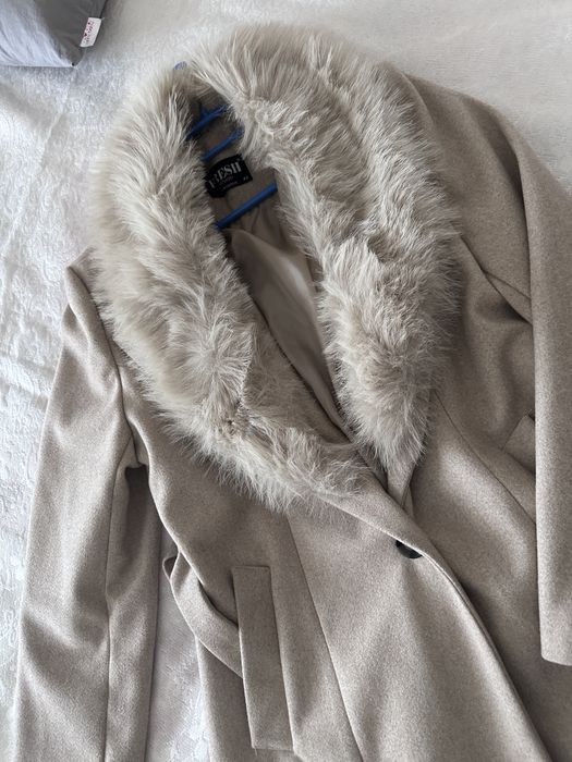 Дамско палто с пух