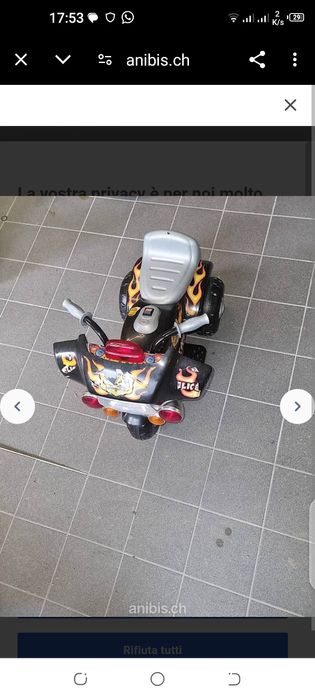 Продам электромотоцикл детский