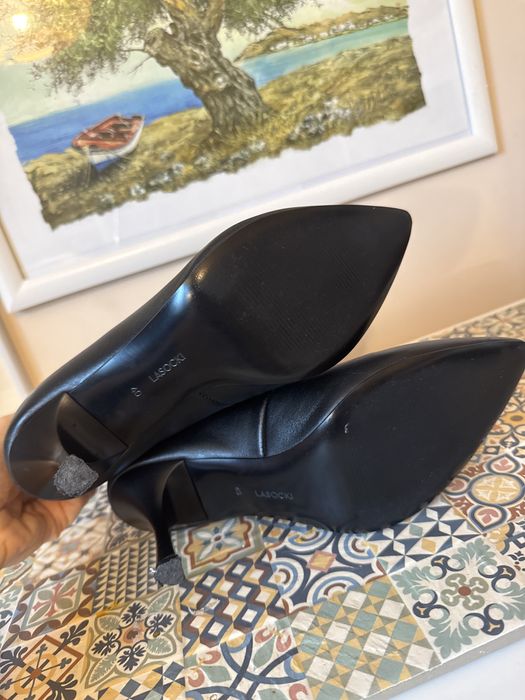 Кожени боти черни Lasocki