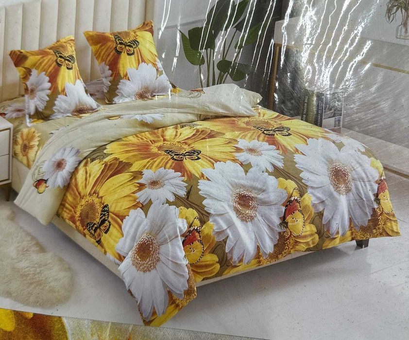 Lenjerie pat dublu, 4 piese