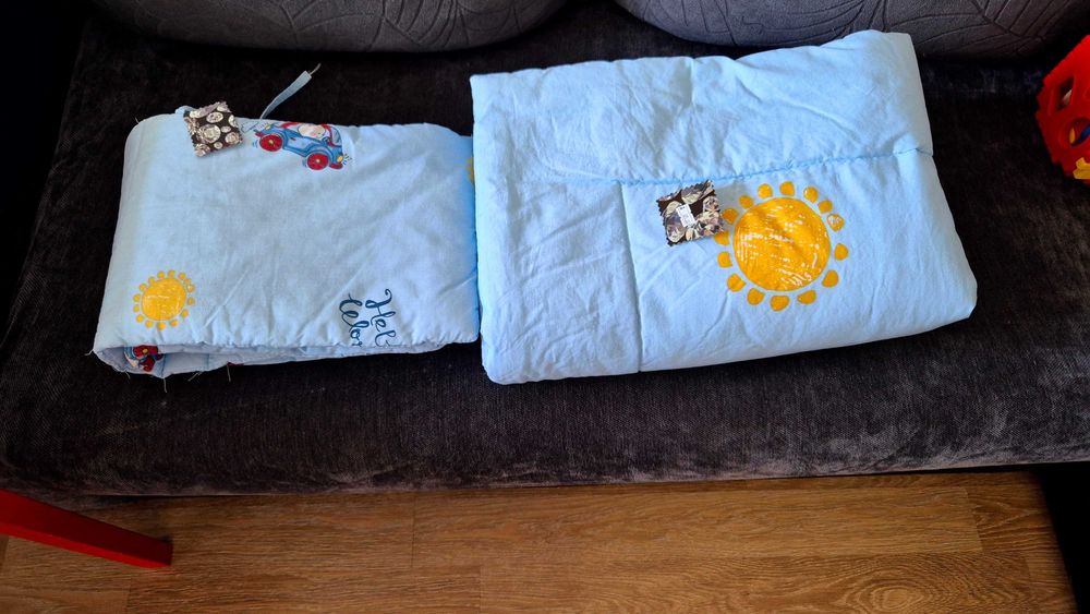 Намалена от 85лв нова завивка и обиколник за легло бебе Лорели