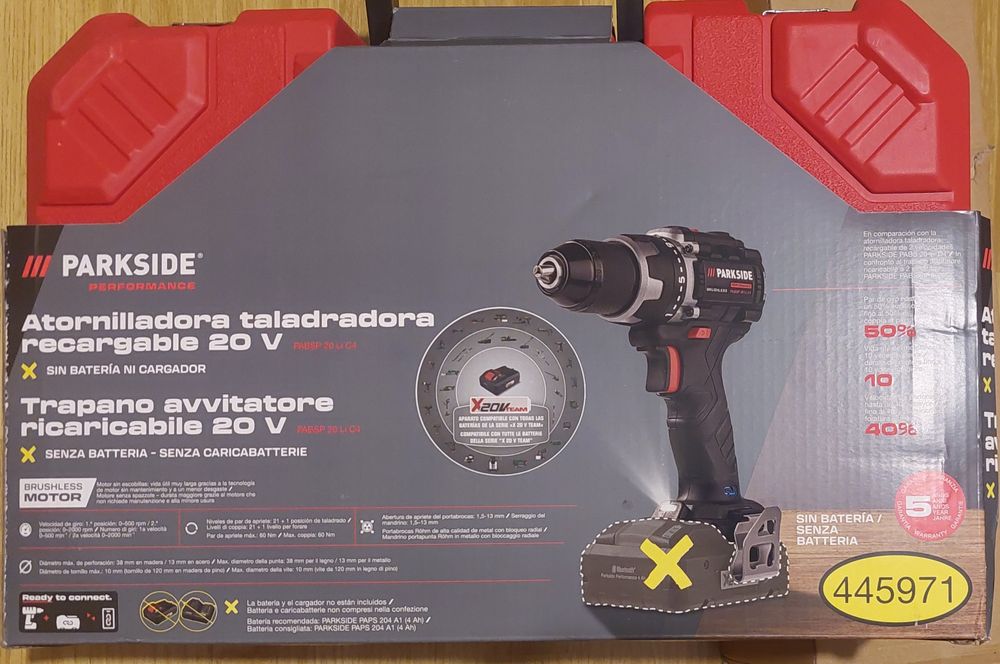 Scule Parkside performance la acumulatori.