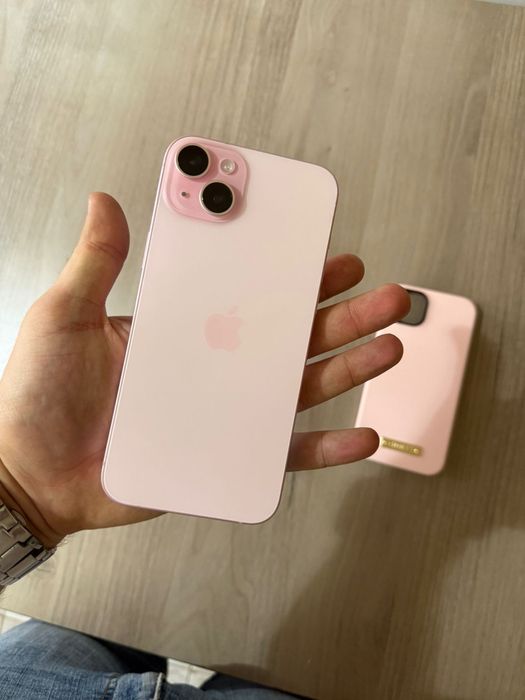 iPhone 15+ plus pink 128gb