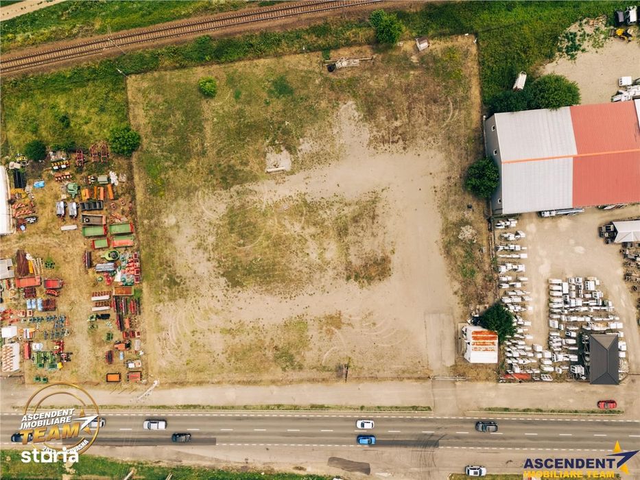 7.000 mp teren industrial premium la DN11, acces TIR, post trafo, Bras
