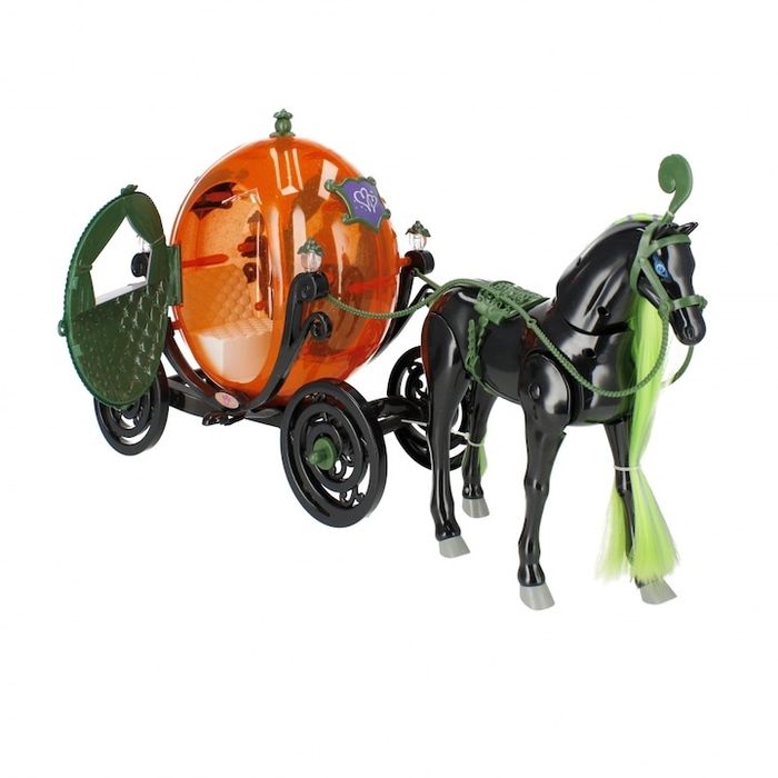 Комплект кукли с количка, многоцветен, 60x34x20см