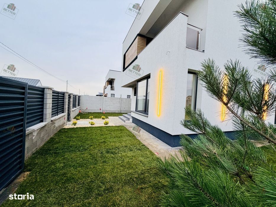Casă nouă de vânzare individuală P+1, 4 camere - Berceni Ilfov- 370 mp