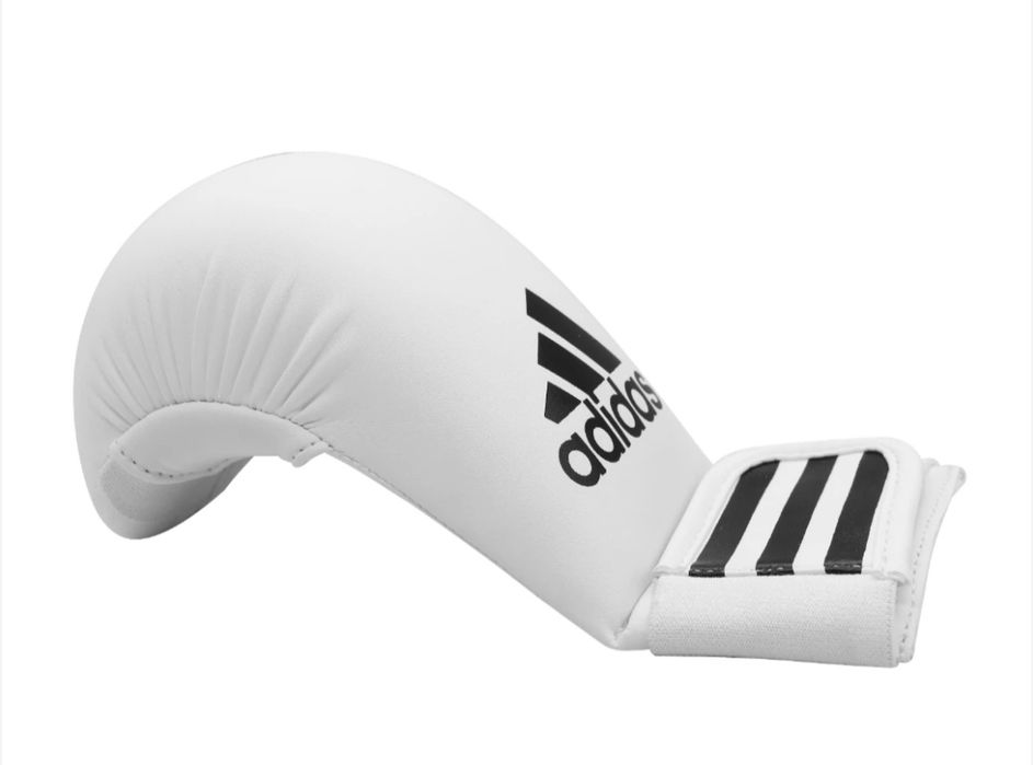 Manusi karate adidas S Alb