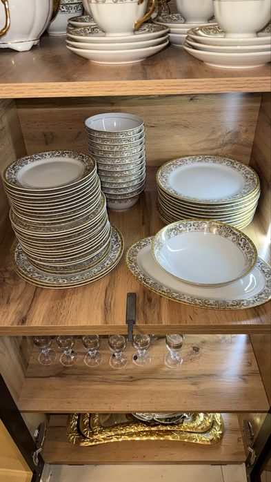 Посуда сервис хрустальная ваза