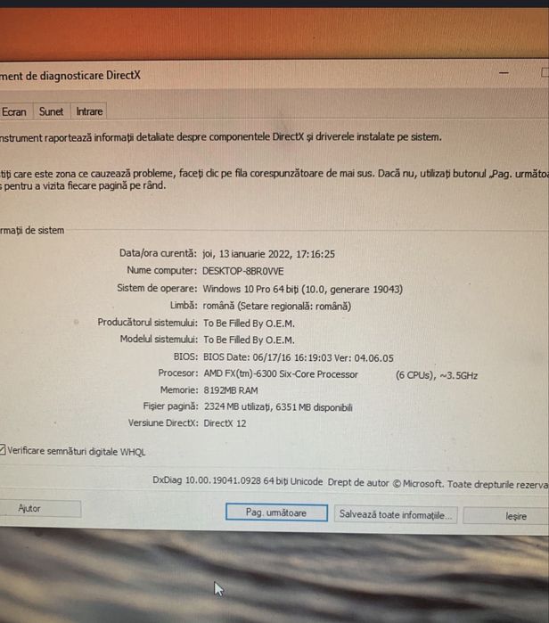sistem desktop jocuri