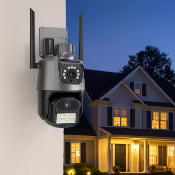 Технически характеристики на Двойна Smart WiFi безжична IP 6MPX камера + Подарък Карта памет HIKSEMI NEO 64GB