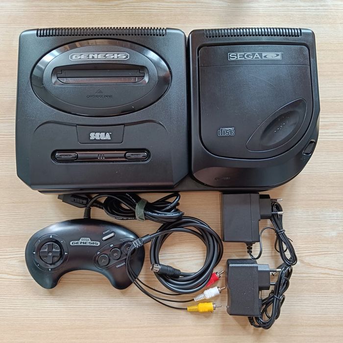 Sega Genesis + Sega CD Комплект