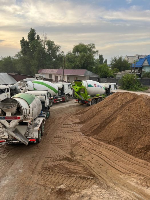 Бетон по Алматинской области! Бетон всех марок! Миксер! Опалубка
