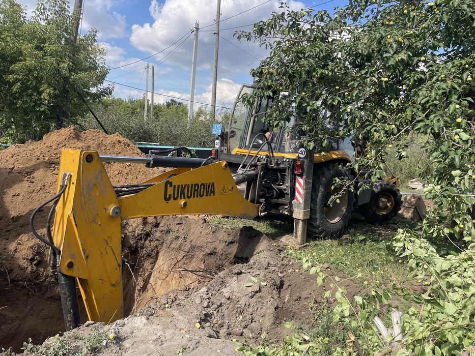 Услуги экскаватора погрузчика