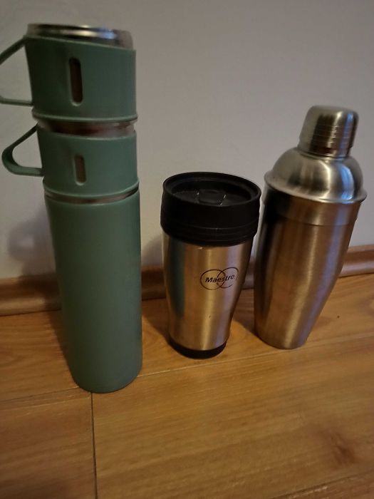 3 recipiente: 2 /Termosu uri+ Shaker Inox/ termosuri