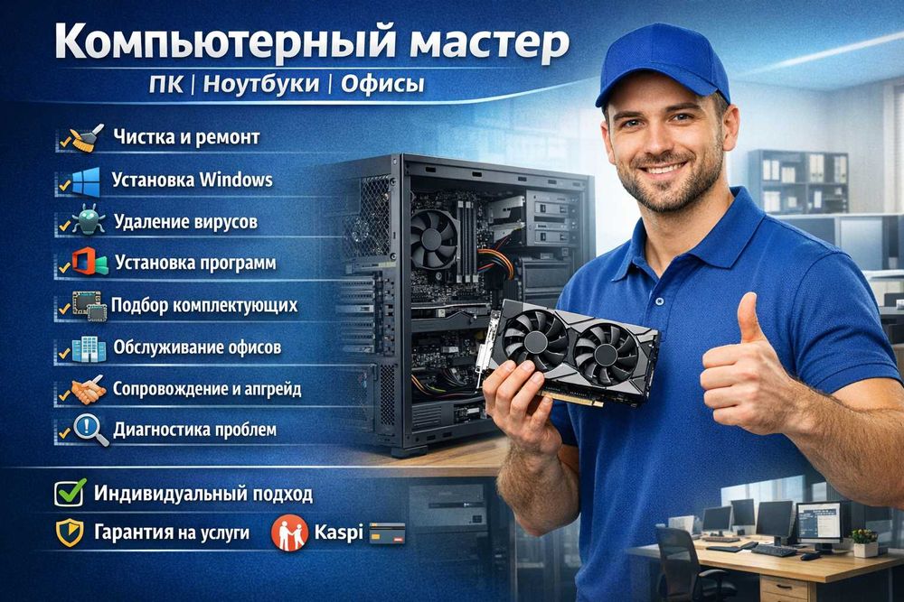 Компьютерный мастер ПК и ноутбуки