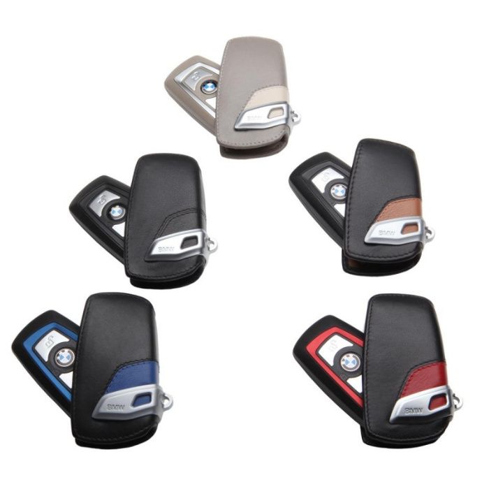 Husa protectie cheie originala Bmw piele neagra