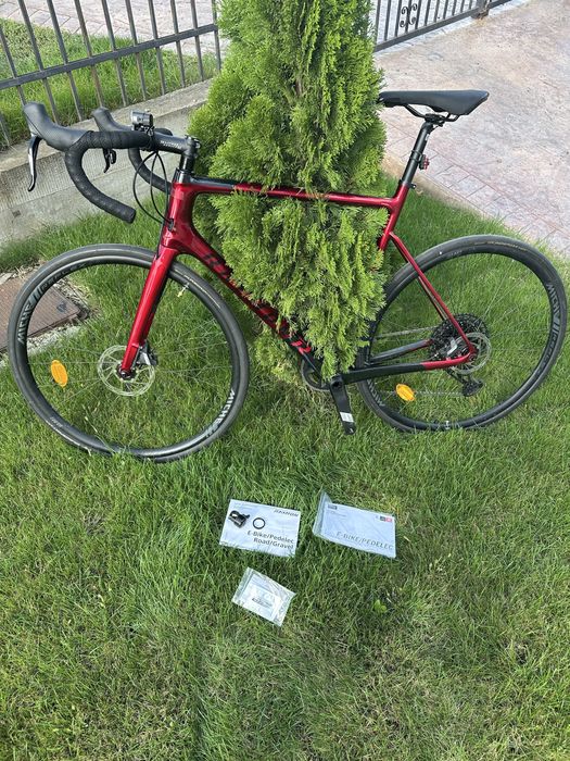 Bicicleta cursiera noua cadru full carbon Raymon Raceray 8 cadru L